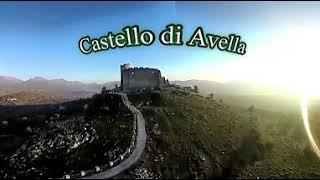 Castello di Avella ( AV ) video 360 da drone [tenere premuto il tasto sx del mouse]