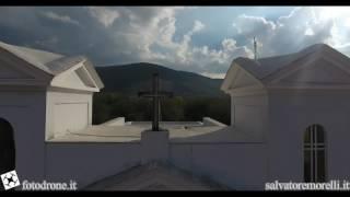 Esterni e panoramica chiesa Sant'Elia Sperone ( AV ):aerial video